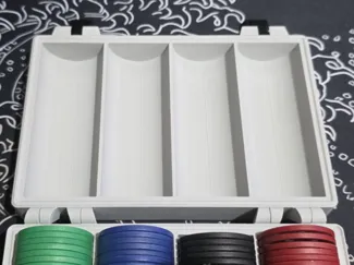 Poker Chip Box Rugged Secure Modified Lid