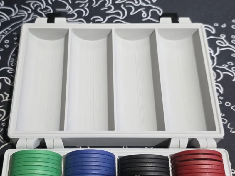 Poker Chip Box Rugged Secure Modified Lid