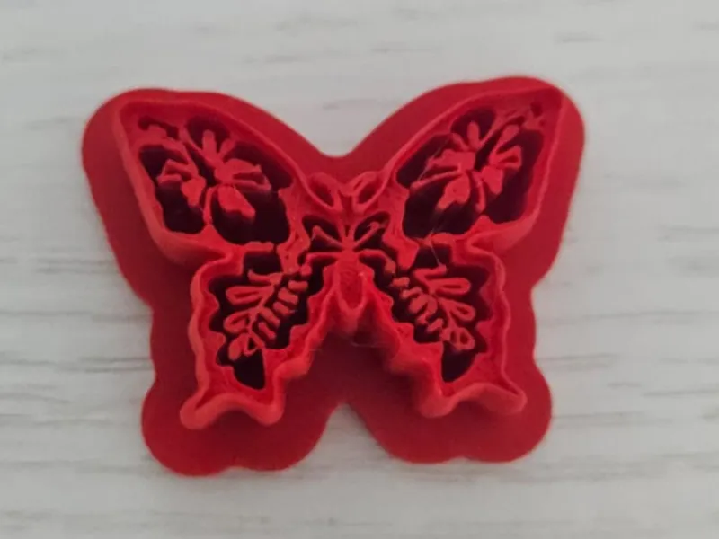 Cortador Mariposa Con Flores