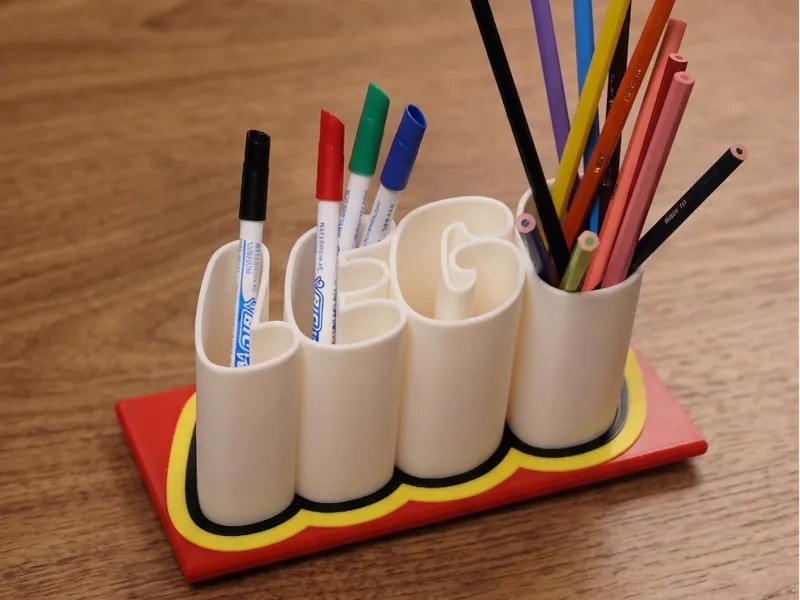L.EGO Bricks Vase, Pencil/Toothbrush Organizer