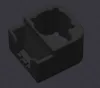 PETG, 0.2mm layer, 3 walls, 15% cubic, clip supports, 36g
