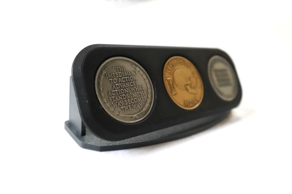 Coin Stand (Daily Stoic) by buddhabeard - MakerWorld