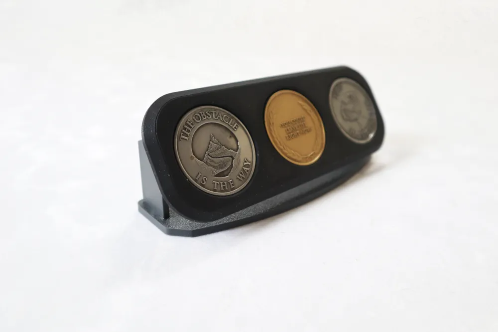 Coin Stand (Daily Stoic) by buddhabeard - MakerWorld