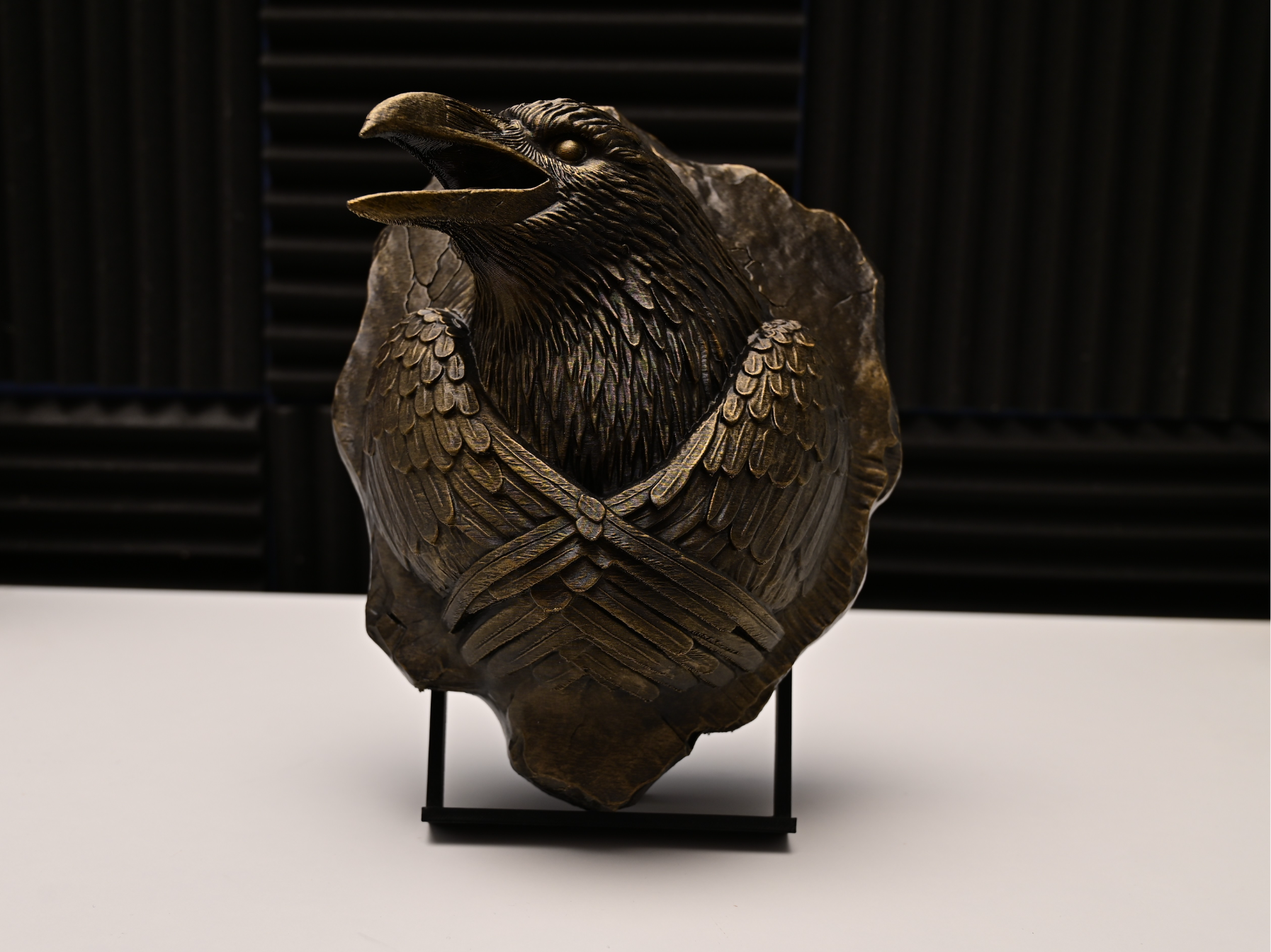 Mystic Raven Relief - Odin's Raven Wall Art