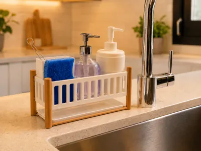 Modern Minimalist Sink Caddy