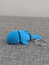 One color keychain