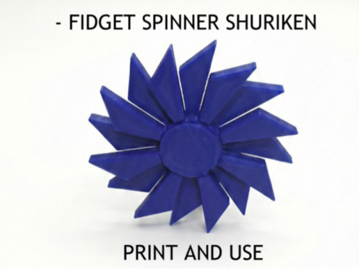 Stealth Ninja Shuriken – Fidget Spinner