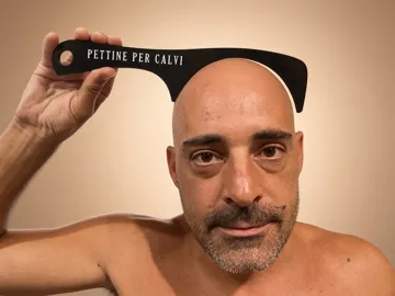 Accesorio para impresora 3D: PETTINE PER PERSONE CALVE — vista de referencia 5