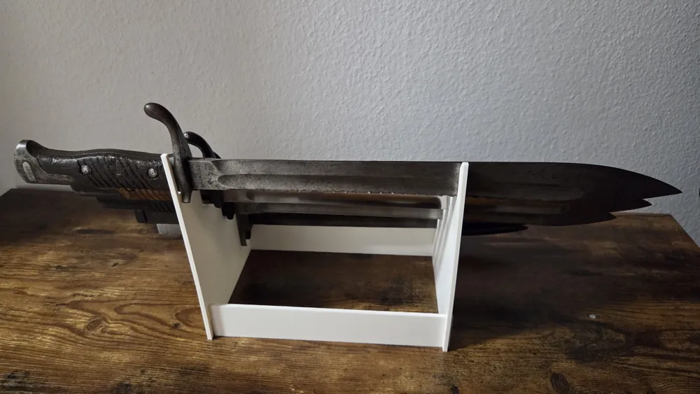 Display Stand for Bayonets & Knives - Free 3D Print Model - MakerWorld