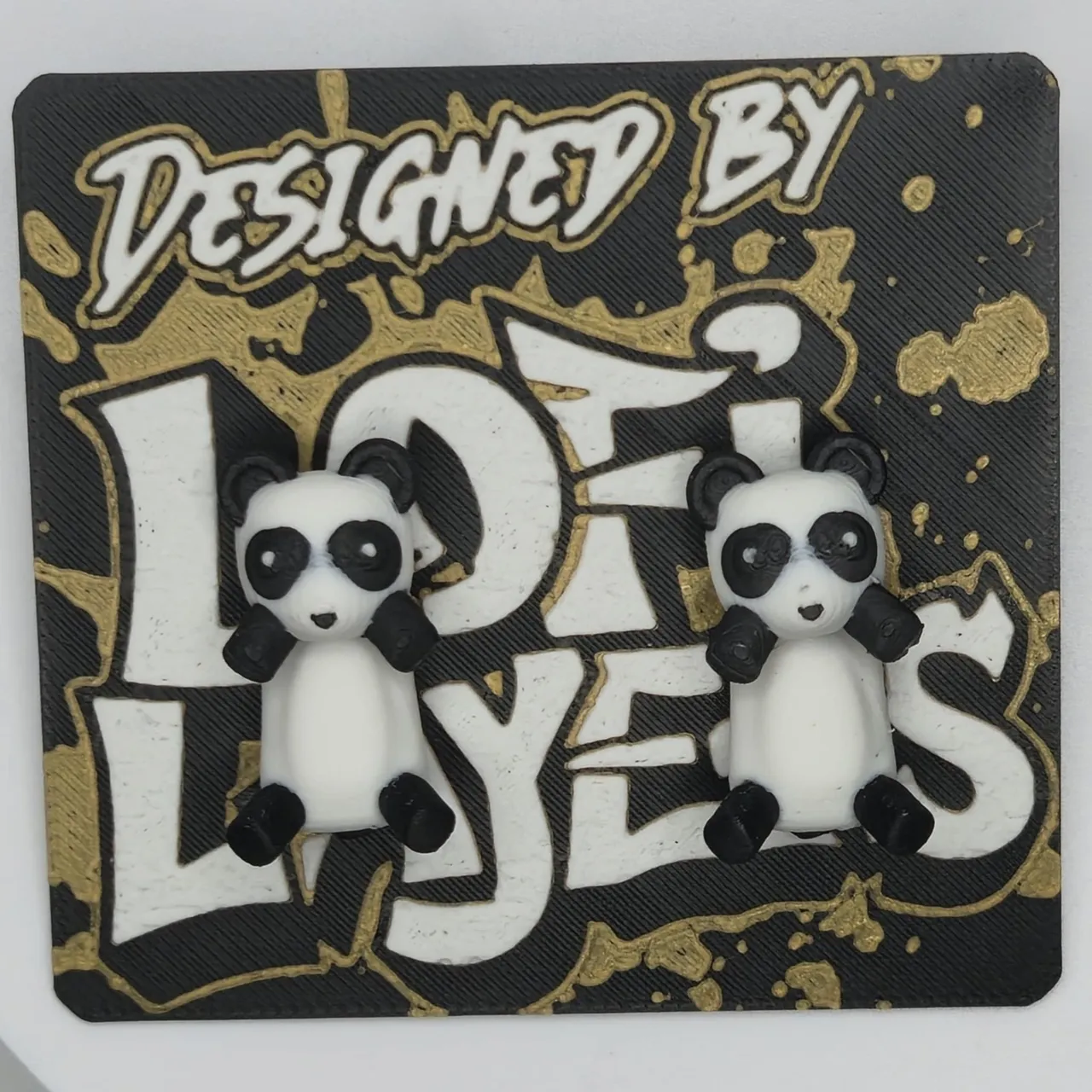 Panda Jumper Earrings view 2