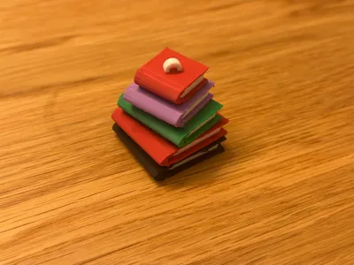 Bookmodel with hanging loop