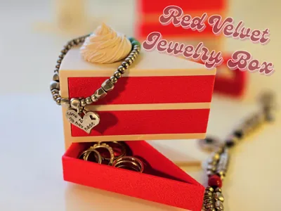Red Velvet Jewelry Box