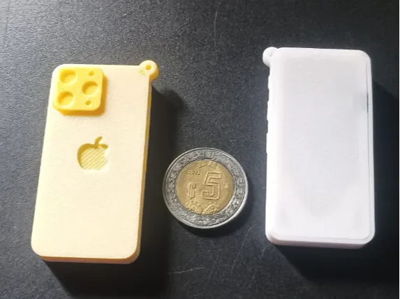 Llavero Iphone 16 con luz LED. 