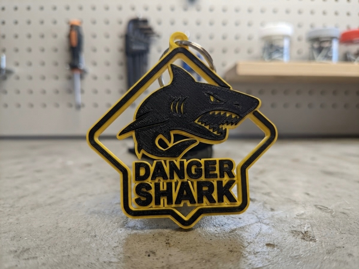 Portachiavi Danger Shark