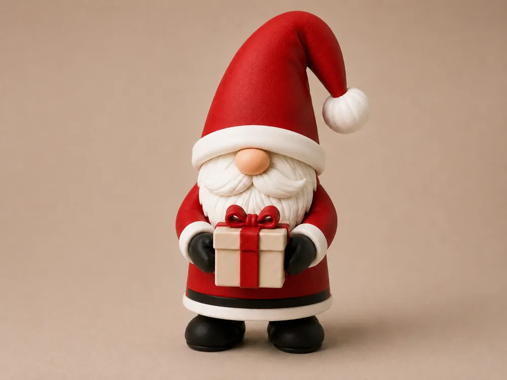Estante o repisa: Gifty Santa Claus. Referencia del modelo original.