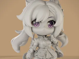 Keqing chibi