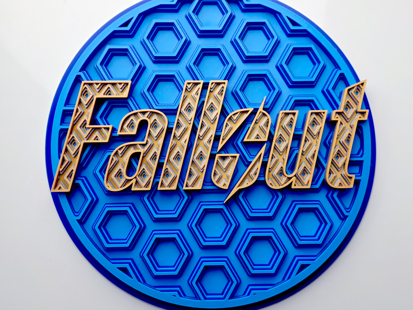 Fallout Logo Dimensional Mosaic