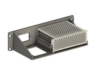 Mini rack 10 pouces - support PSU + switch
