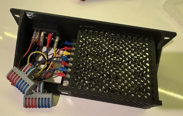 Psu Inside Rack Mini rack 10 pouces - support PSU + switch - Free 3D Print Model ...