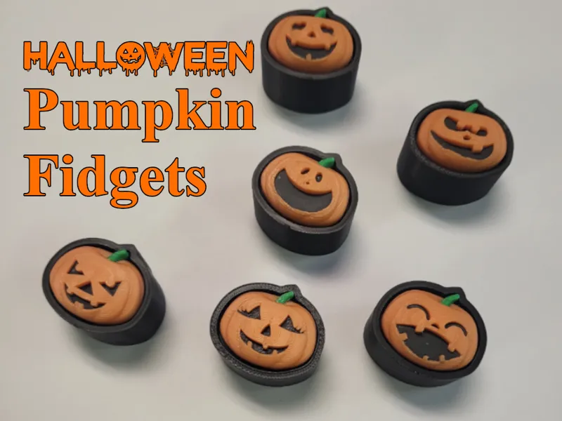 Halloween Jack O Lantern Pumpkin Fidgets