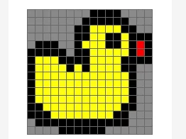 pixel duck
