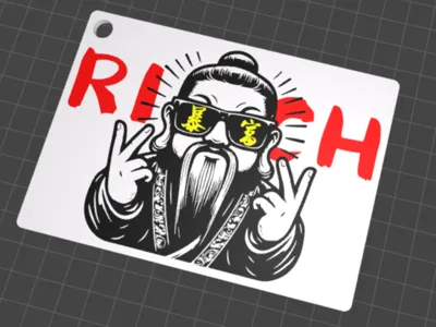 "Rich" Keychain