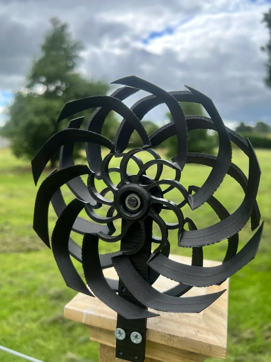 Whirling Wonders: The Dual-Rotor Wind Sculpture view 3