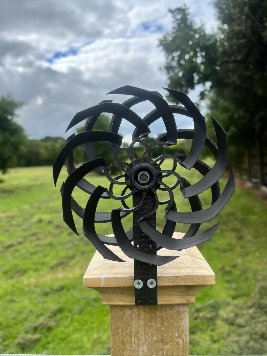 Whirling Wonders: The Dual-Rotor Wind Sculpture view 2