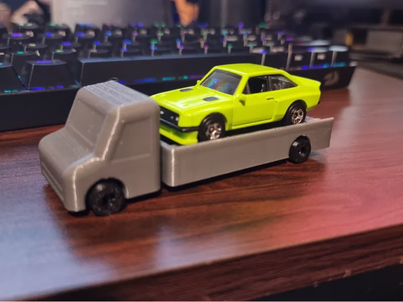 Hotwheels compatible Recovery Truck / flatbed