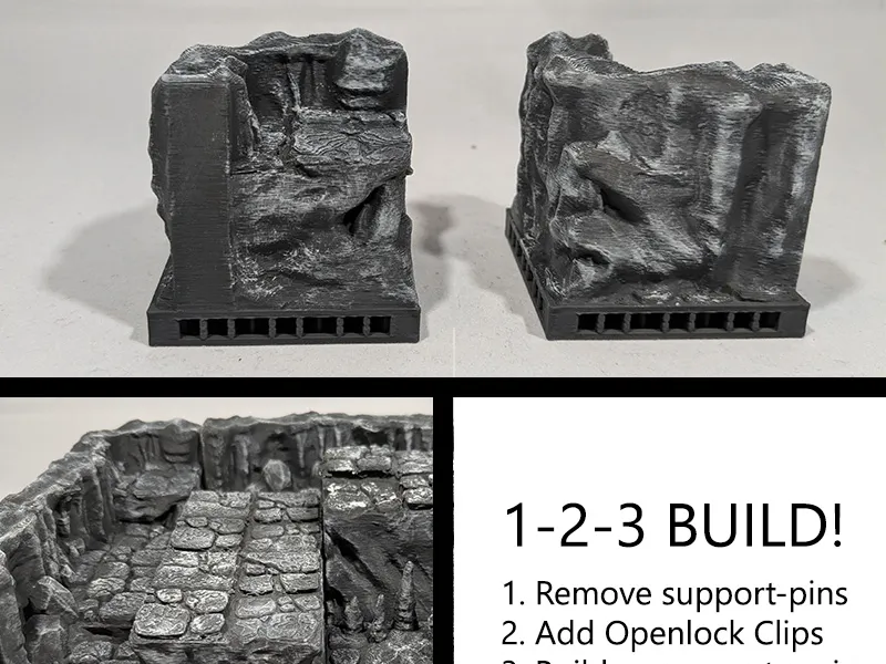 Cave elevated corners - OpenLOCK system Remixed by Together 3D ...