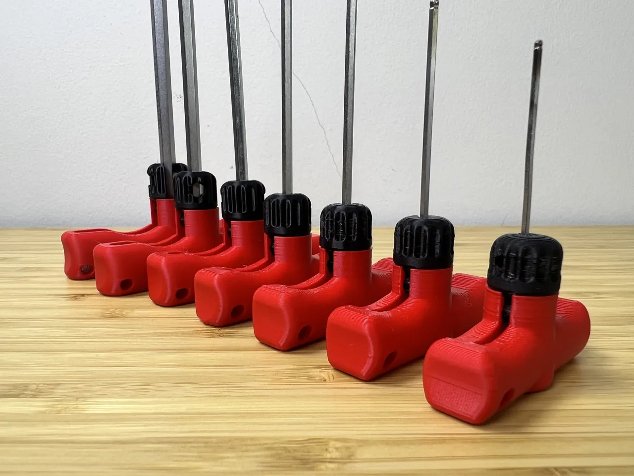 Allen key handles - Print in Place ( Metric ) view 2