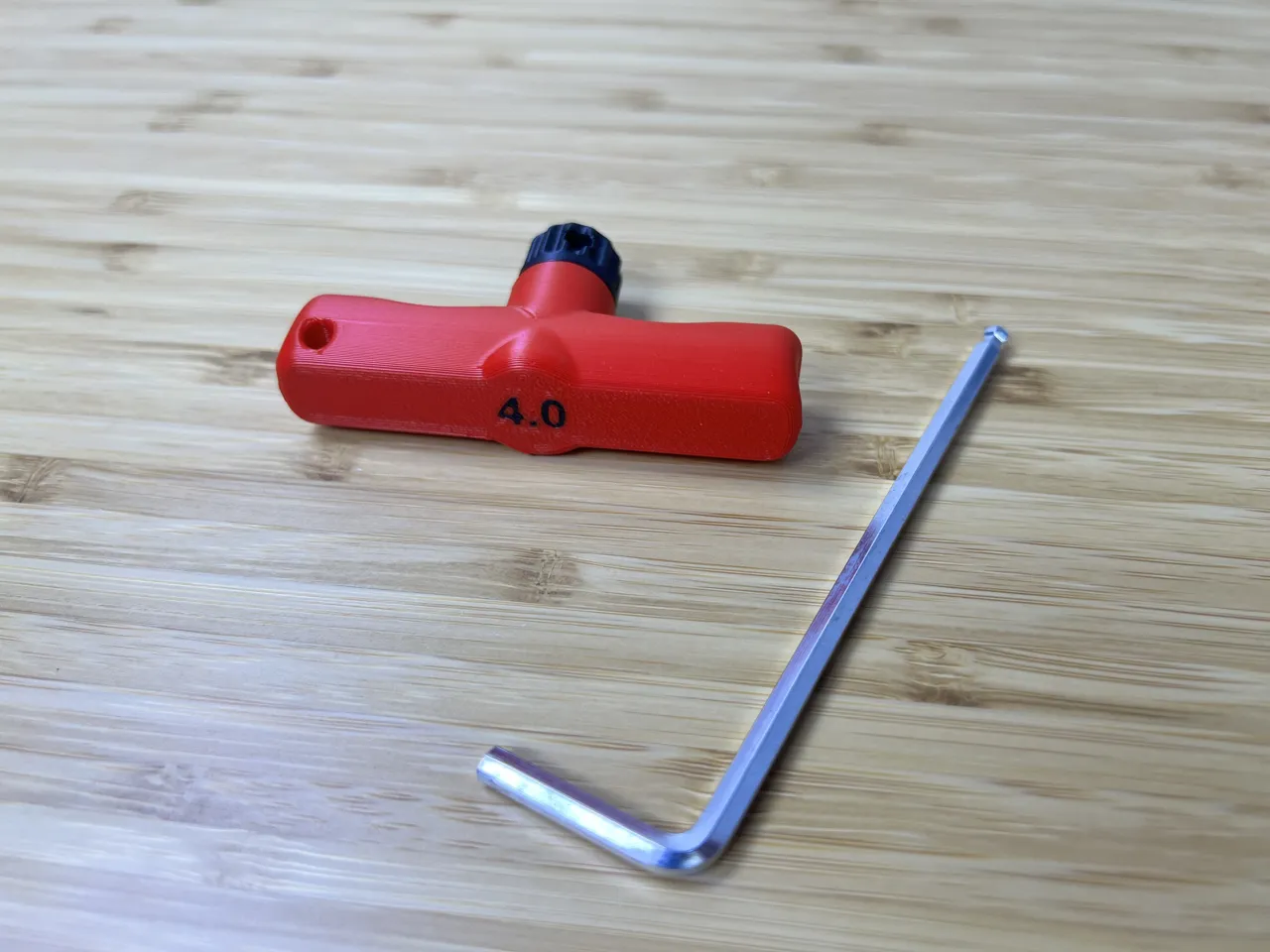 Allen key handles - Print in Place ( Metric ) view 4