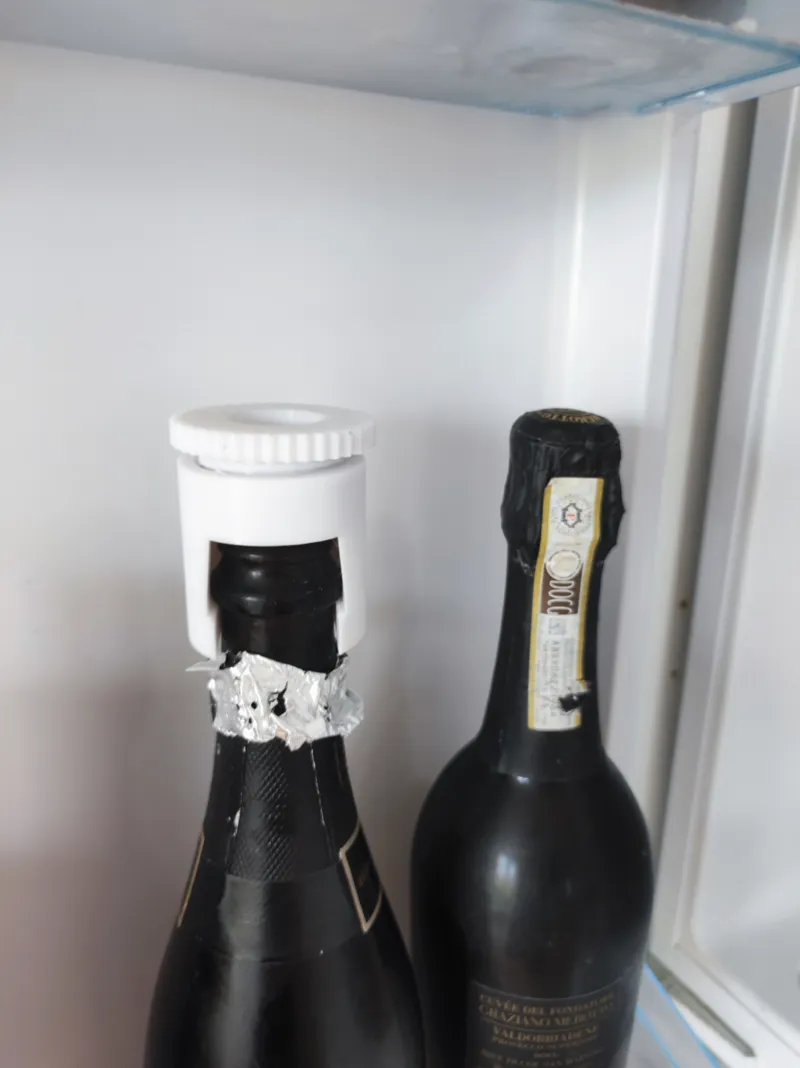 Champagne keeper bottle cap