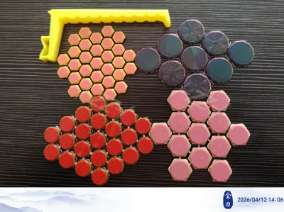 Modular Chainmail Coaster Series - Hex_2.5