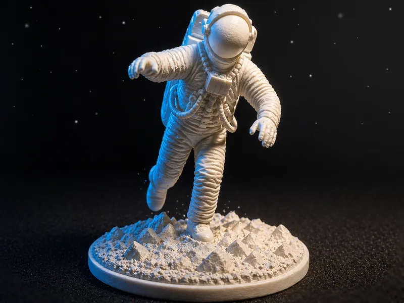 Dynamic Astronaut Diorama – High Detail Model