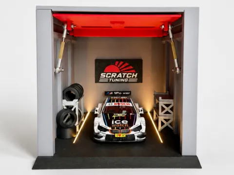 Modelo para impresión 3D: Functional Model Car Tuning Garage Display — referencia de MakerWorld