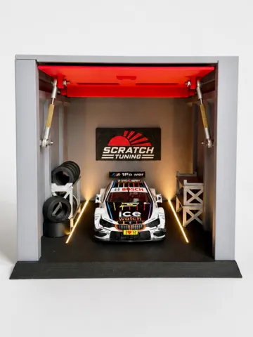 Modelo para impresión 3D: Functional Model Car Tuning Garage Display — vista de referencia 2