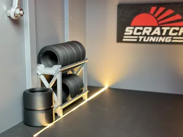 Modelo para impresión 3D: Functional Model Car Tuning Garage Display — vista de referencia 4