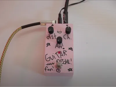 Guitar pedal enclosure