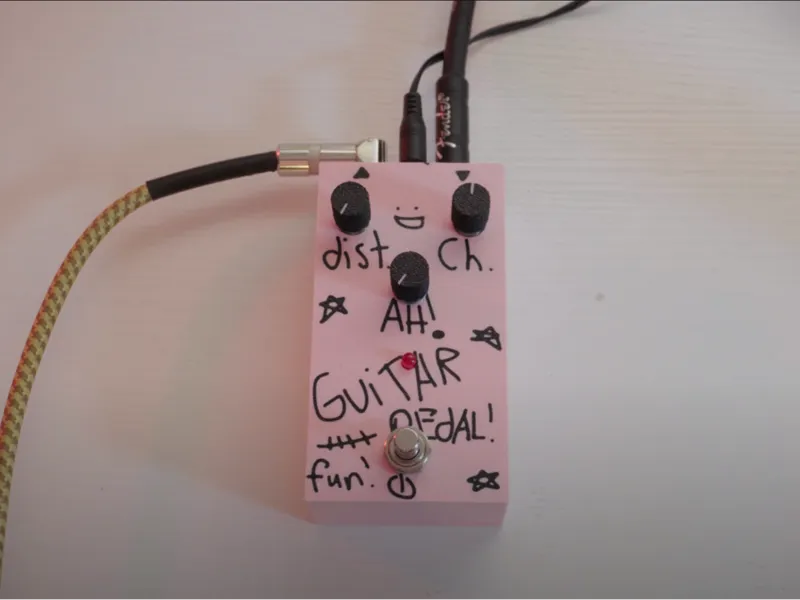 Guitar pedal enclosure