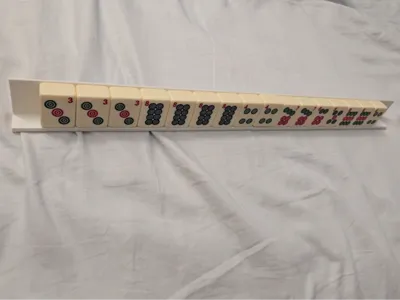 Mahjong Tile Ruler and Rack