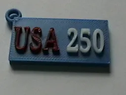 USA 250 Keychain