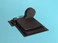 PLA, 0.16mm layer, 2 walls, 100% infill, with supports