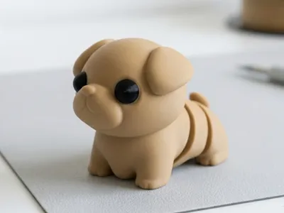 Flexi Pug puppy