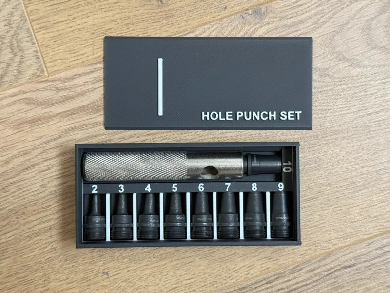 Parkside Lidl Hole Punch Set Storage Box