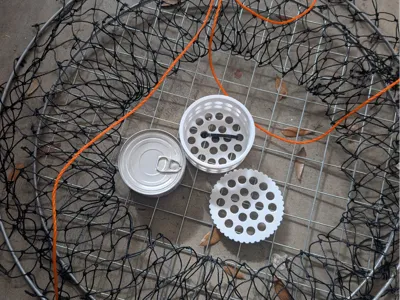 Crab Trap Cat Food Bait Holder