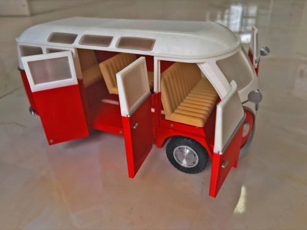 Volkswagen T1 Microbus by CuriousAnt MakerWorld: Download Free 3D Models