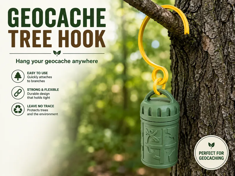 Geocache Tree Hook