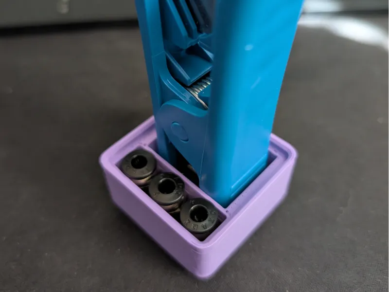 Gridfinity 1x1 Bowden PTFE Tube Cutter and Storage