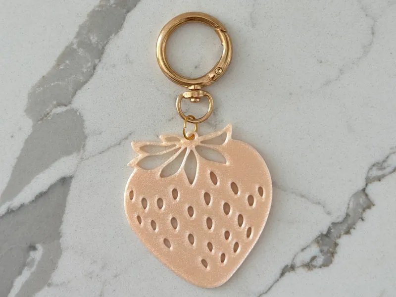 Strawberry Keychain